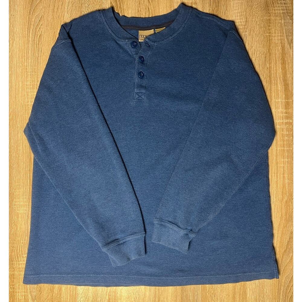 LL Bean Vintage 2006 Blue Long Sleeve Button Up Shirt